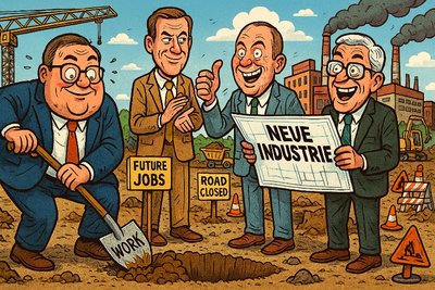 Grafik: Dolberg hebt ab – mit Spaten und Stahlrohr