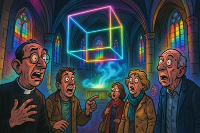 Grafik: Ahlen erleuchtet – oder: Wenn Westfalen plötzlich glowt