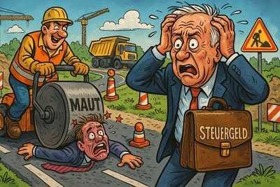 Grafik: Die große deutsche Maut-Operette: Ein Lehrstück in 270 Millionen Takten