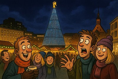 Grafik: Dortmund im Lichterrausch – Wenn der Baum größer ist als die Weihnachtsstimmung