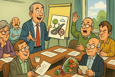 Grafik: Vorhelm beschließt das Unmögliche – und tut es trotzdem