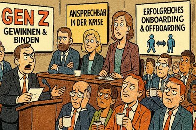 Grafik: Wenn Fachkräfte fehlen, helfen PowerPoint-Folien