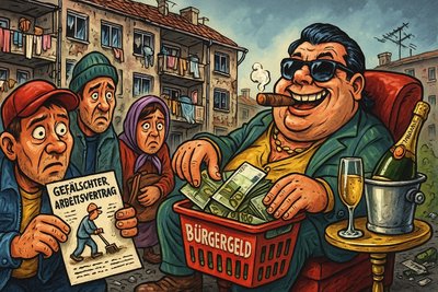 Grafik: Sozialbetrug im Ruhrpott: Schrottimmobilien, Scheinjobs und Schokoladen-Luxus für Bandenbosse