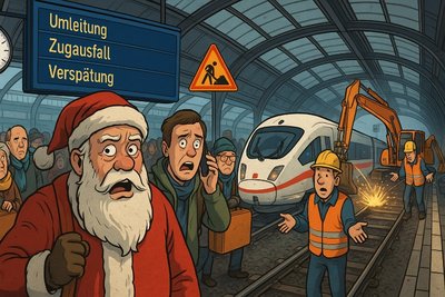 Grafik: Stuttgarter Adventsbahn