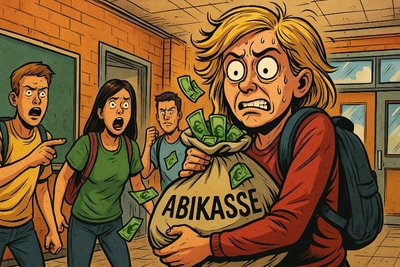 Grafik: Abi-Kasse à la Ocean’s Eleven: Erler Schüler im Geldrausch