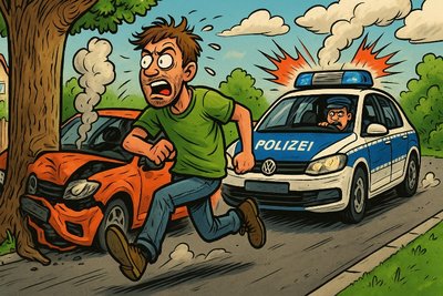 Grafik: Need for Speed: Mietwagen-Edition – Ein 22-Jähriger gibt Gas, Verstand bleibt stehen