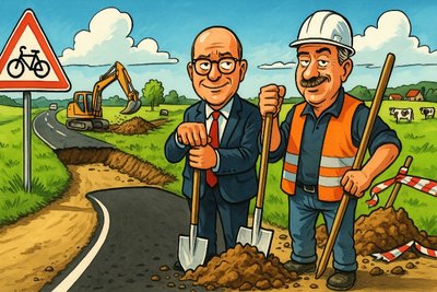 Grafik: Der Radweg, der kommen musste