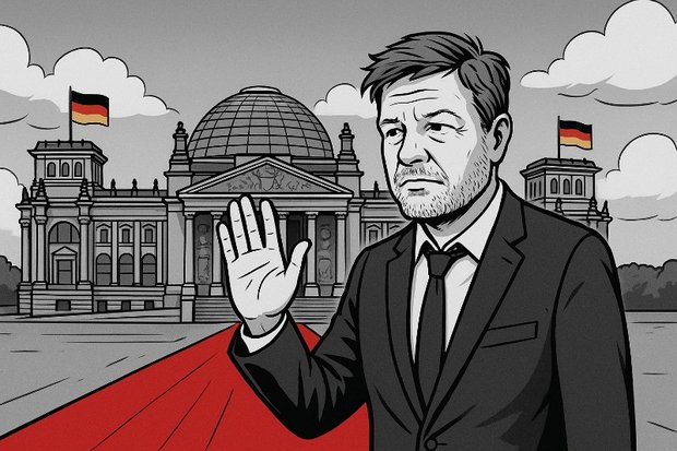 Grafik: Habeck verlässt die Bühne: Kein Schrecken ohne Ende, sondern ein Ende mit Schrecken