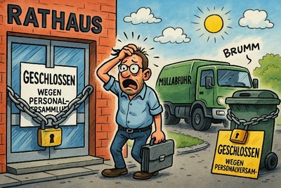 Grafik: 19. September: Ahlen macht dicht – außer die Müllabfuhr