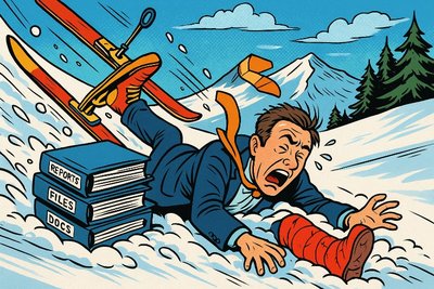 Grafik: Skifahren ist kein Bürojob: Gericht erklärt Pistenabfahrt offiziell zur Privatvergnügung