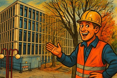 Grafik: Stadthausführung mit Nervenkitzel – Die neue Attraktion für Helmträger