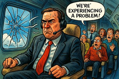 Grafik: Wenn der Kriegsminister mal kurz Frischluft braucht