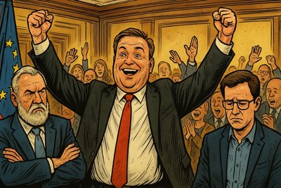 Grafik: Meißen wählt, und die Porzellanstadt serviert Politik im XXL-Format