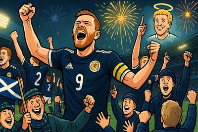 Grafik: Highland-Herzschlag: Wie Schottland im 4:2-Drama endlich wieder zur WM tanzt