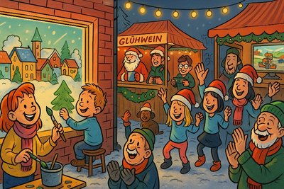Grafik: Ahlener Adventskalender