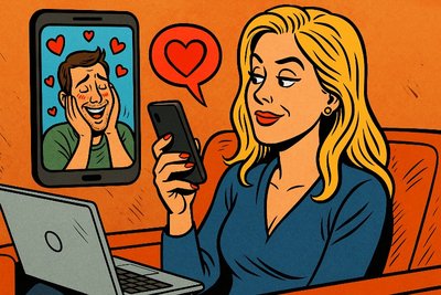 Grafik: Fake Love in HD – Judith steckt Rakers plötzlich in 37 Chatbeziehungen 