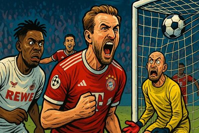 Grafik: Harry der Härteste – oder: Wie man Köln Hoffnung macht und sie dann mit Weltklasse zerlegt