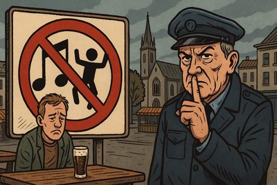 Grafik: Tanzverbot und Trauerkaffee – NRW erklärt die November-Melancholie zur Staatsdisziplin