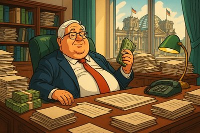 Grafik: Der XXL-Sparwahn – Wie der Bundestag das Schrumpfen neu erfand