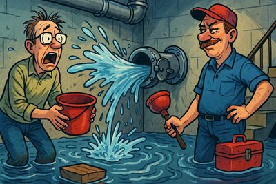 Grafik: Ahlener Rückstau-Drama