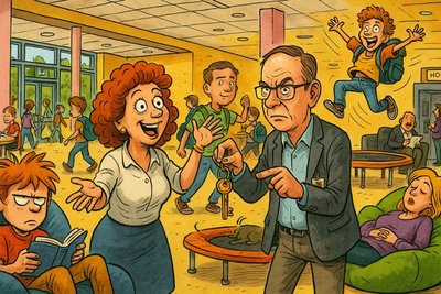 Grafik: TMG Junior – Ahlens Tempel der Zukunft (oder der Chill-out-Zone)