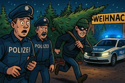 Grafik: Der große Tannenraub von Cottbus