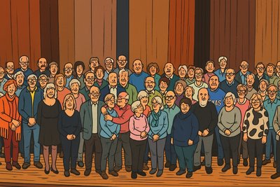 Grafik: Kaffee, Kuchen, Kommunalromantik: Wenn die Verwaltung ihre Rentner zurückruft