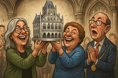 Grafik: Silbernes Rathaus – wenn Ehrenamt zur olympischen Disziplin wird