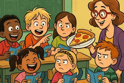Grafik: Pizza, Pinsel & Pauken – Die Kulturstrolche ziehen los!
