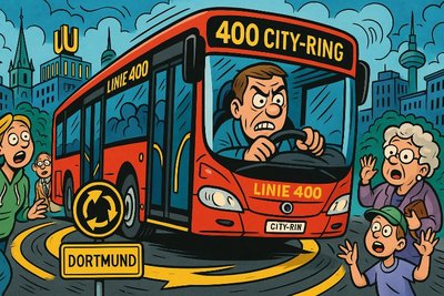 Grafik: Linie 400 – Dortmund dreht jetzt richtig am Rad!