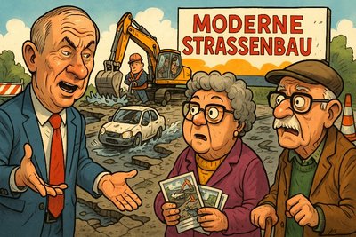 Grafik: K3 – die Schlaglochoper in mehreren Akten