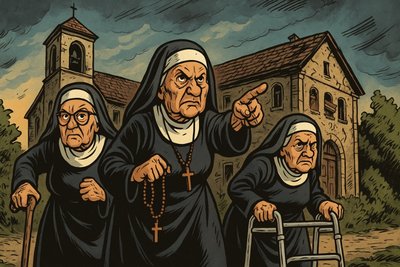 Grafik: Drei Engel für Salzburg