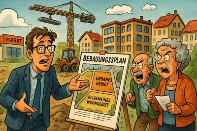 Grafik: Münster plant sich schön – oder: Wenn Nachverdichtung zur neuen Religion wird