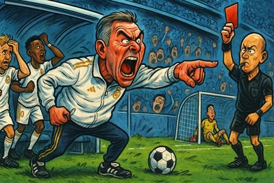 Grafik: Königliche Krampfparade