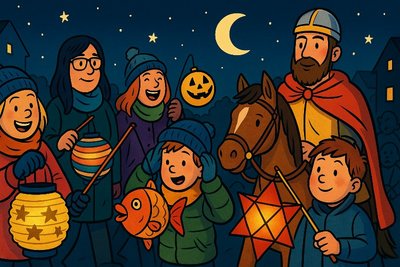 Grafik: Wenn Hamm leuchtet – Laternen, Lieder und logistisches Laternenwahnsinnsmanagement