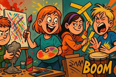 Grafik: Klecks dich frei!