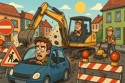 Grafik: Ahlen macht dicht – die große Straßensanierungssymphonie