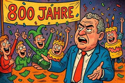 Grafik: Hamm sucht die Super-Idee – 800 Jahre und ein bisschen Geld dazu