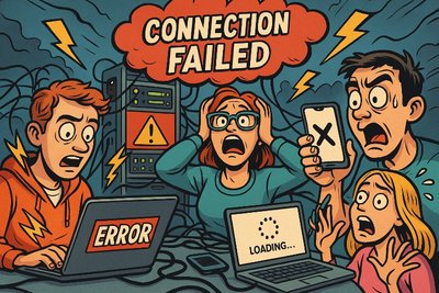 Grafik: Internet-Blackout der besonderen Art: Cloudflare niest – und das halbe Netz fällt um