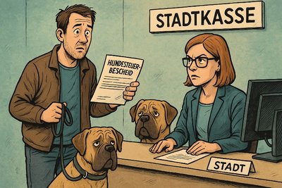 Grafik: Jetzt zahlen Bello, Fiffi & Co. für die Stadtkasse mit