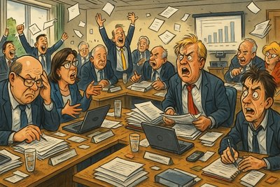 Grafik: Ritual der Bürokraten