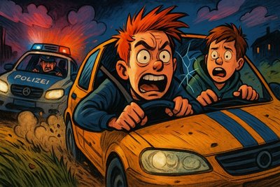 Grafik: „Fast & Vierzehn“ – Hildesheim driftet ins Chaos