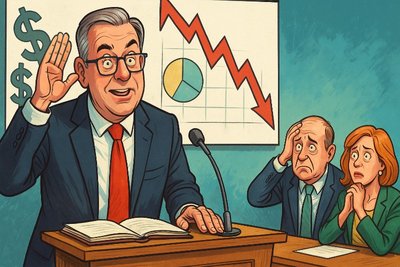 Grafik: Kassensturz mit Charme – wenn Kommunalfinanzierer zwischen Hoffnung und Haushaltsloch tanzen