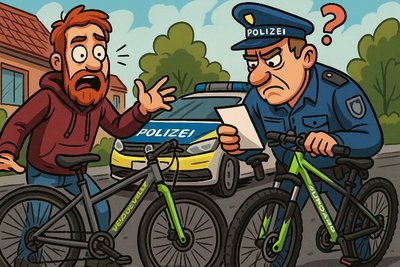 Grafik: Der Räuber mit dem Ersatzrad – Beelen sucht den ungewollten Tauschpartner des Jahres