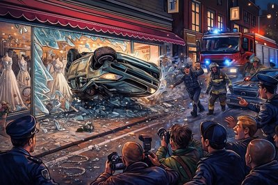 Grafik: Crash im Traumkleid-Paradies