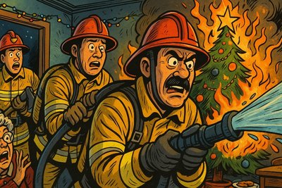 Grafik: Die Feuerwehr, die immer liefert