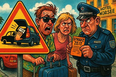 Grafik: Eine Stunde Gnadenfrist – danach bist du vogelfrei