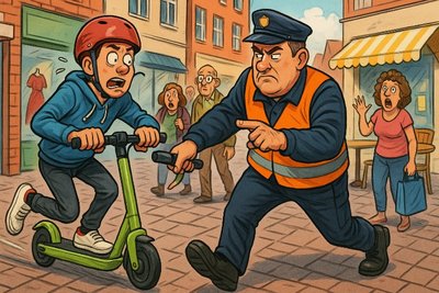 Grafik: Ahlen gegen die Scooter-Apokalypse