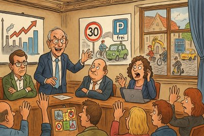 Grafik: Ahlen probt die Zukunft